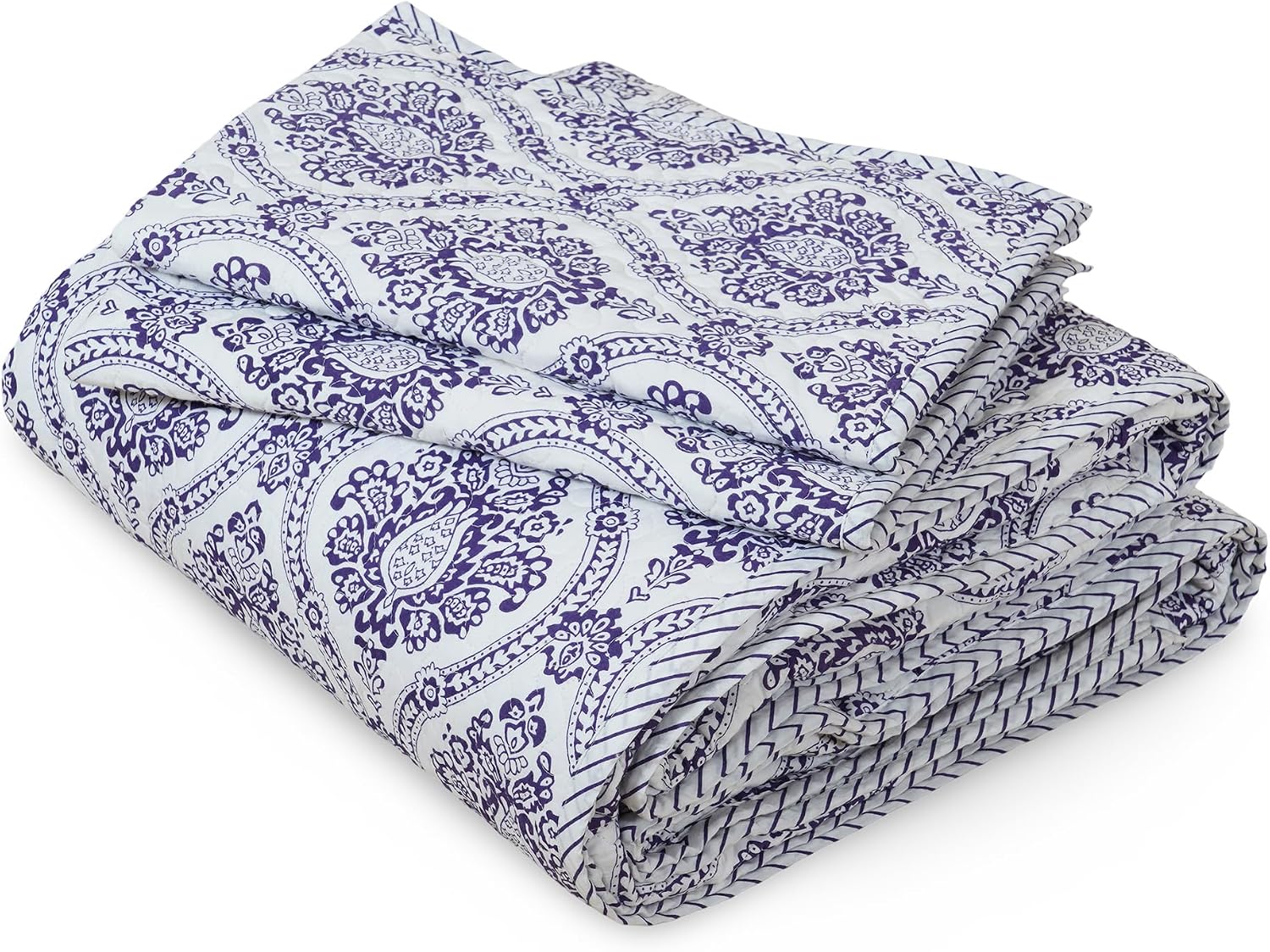 Cotton Quilted Throw - Hình 2