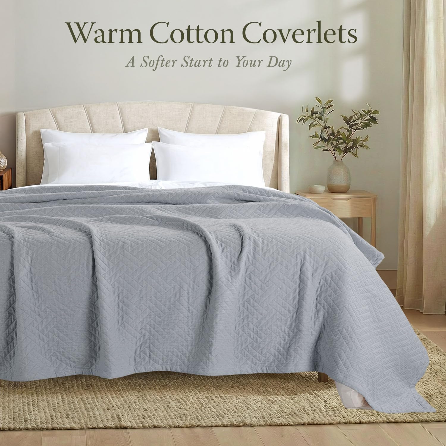 Grey Jacquard Cotton