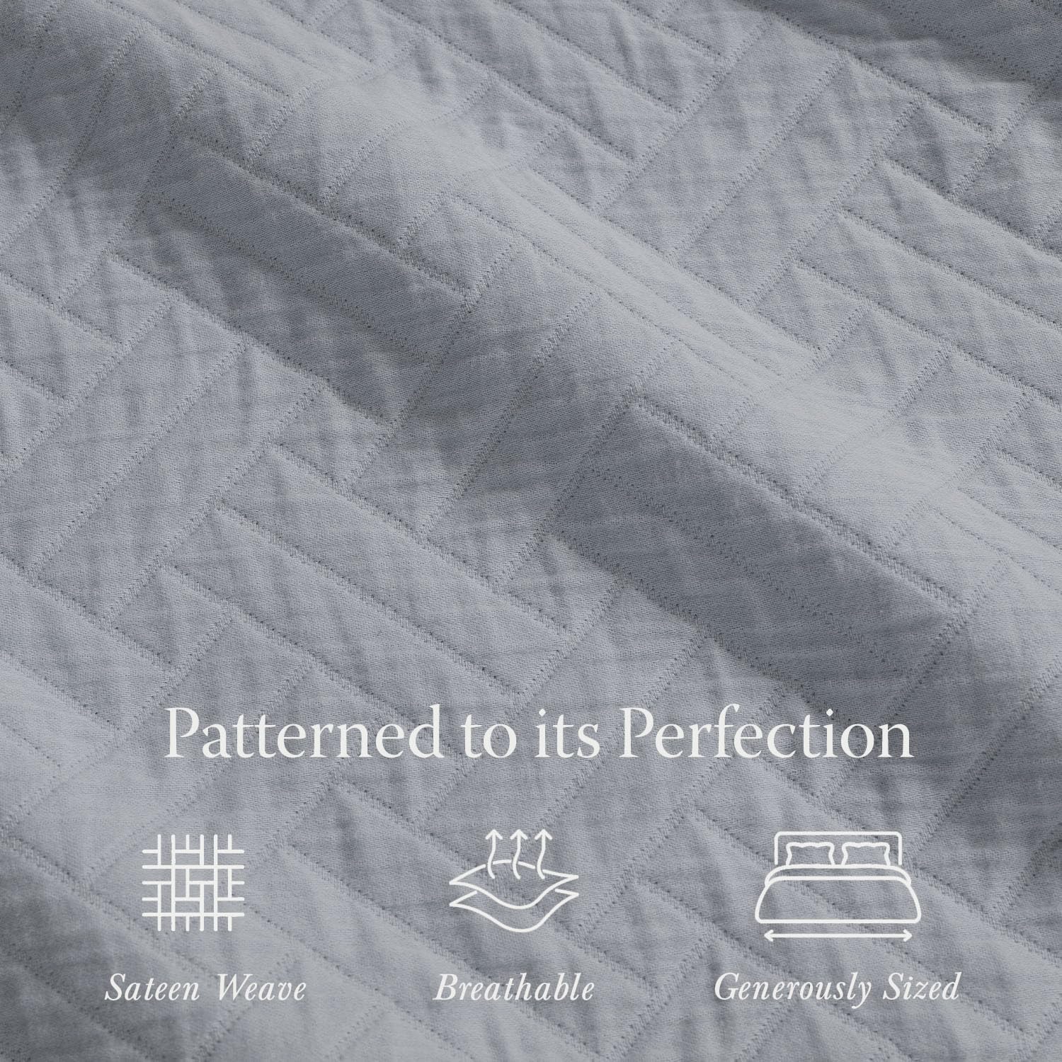 Grey Jacquard Cotton - Hình 2