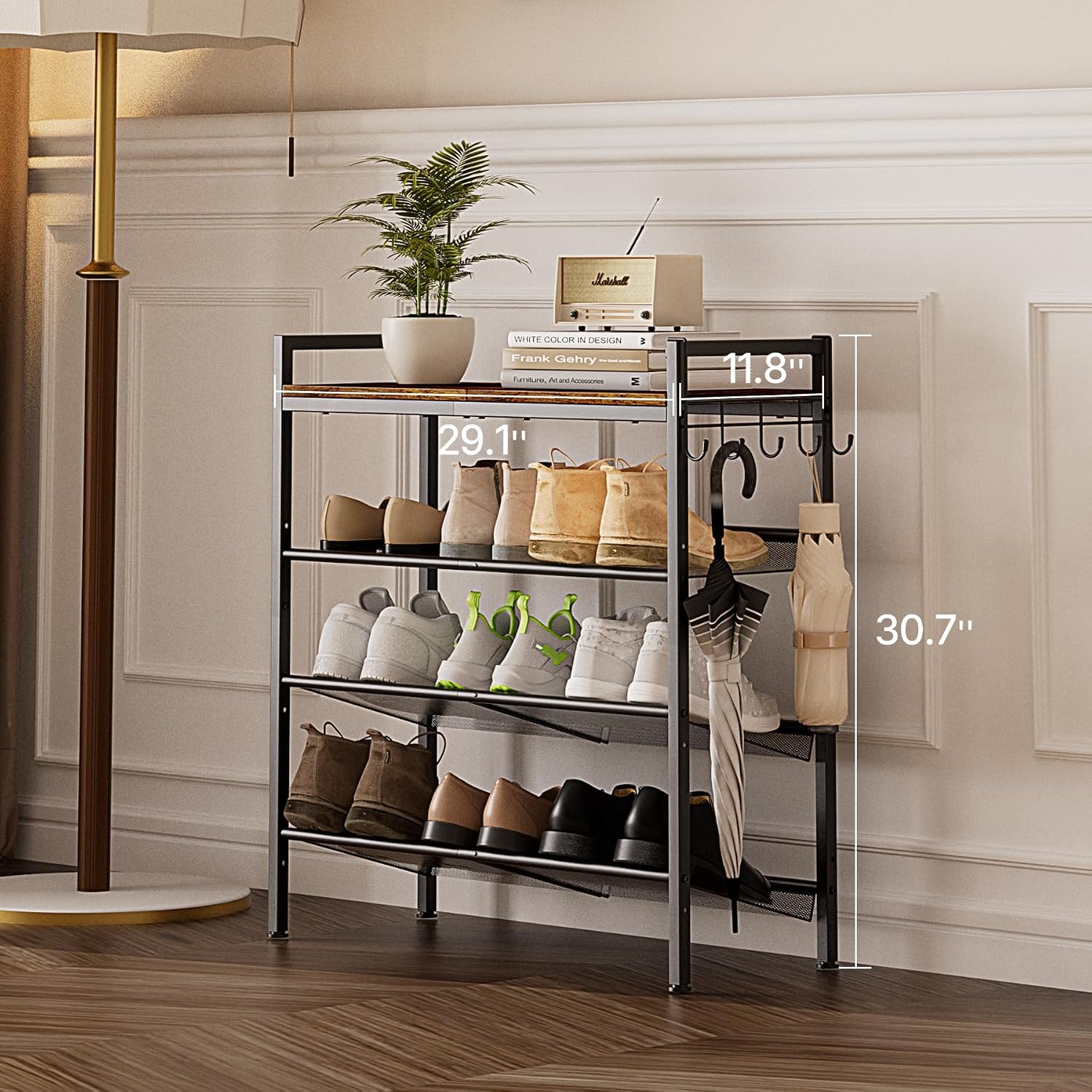 Tier Entryway Shoe - Hình 2