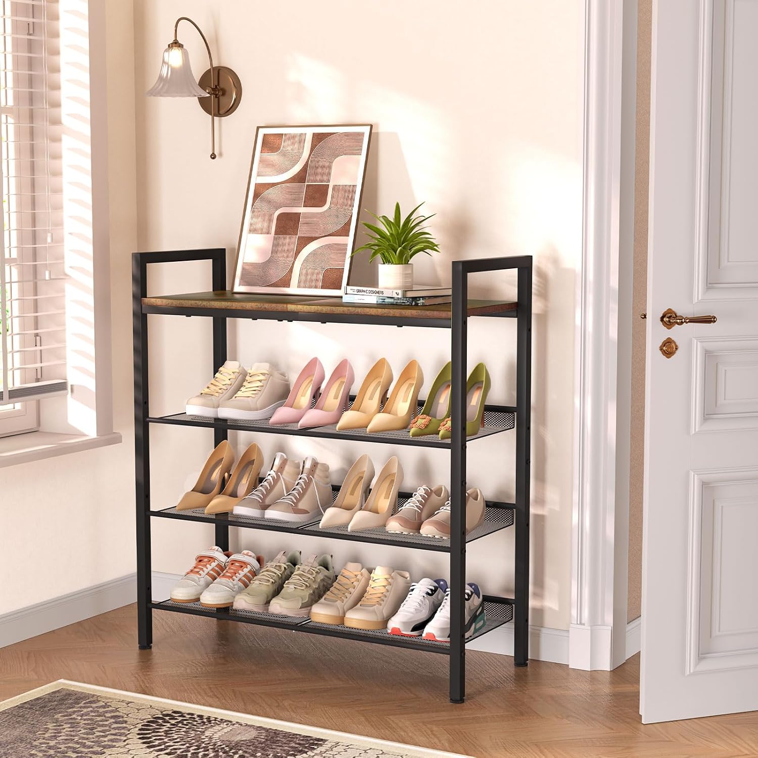 Tier Shoe Rack - Hình 2