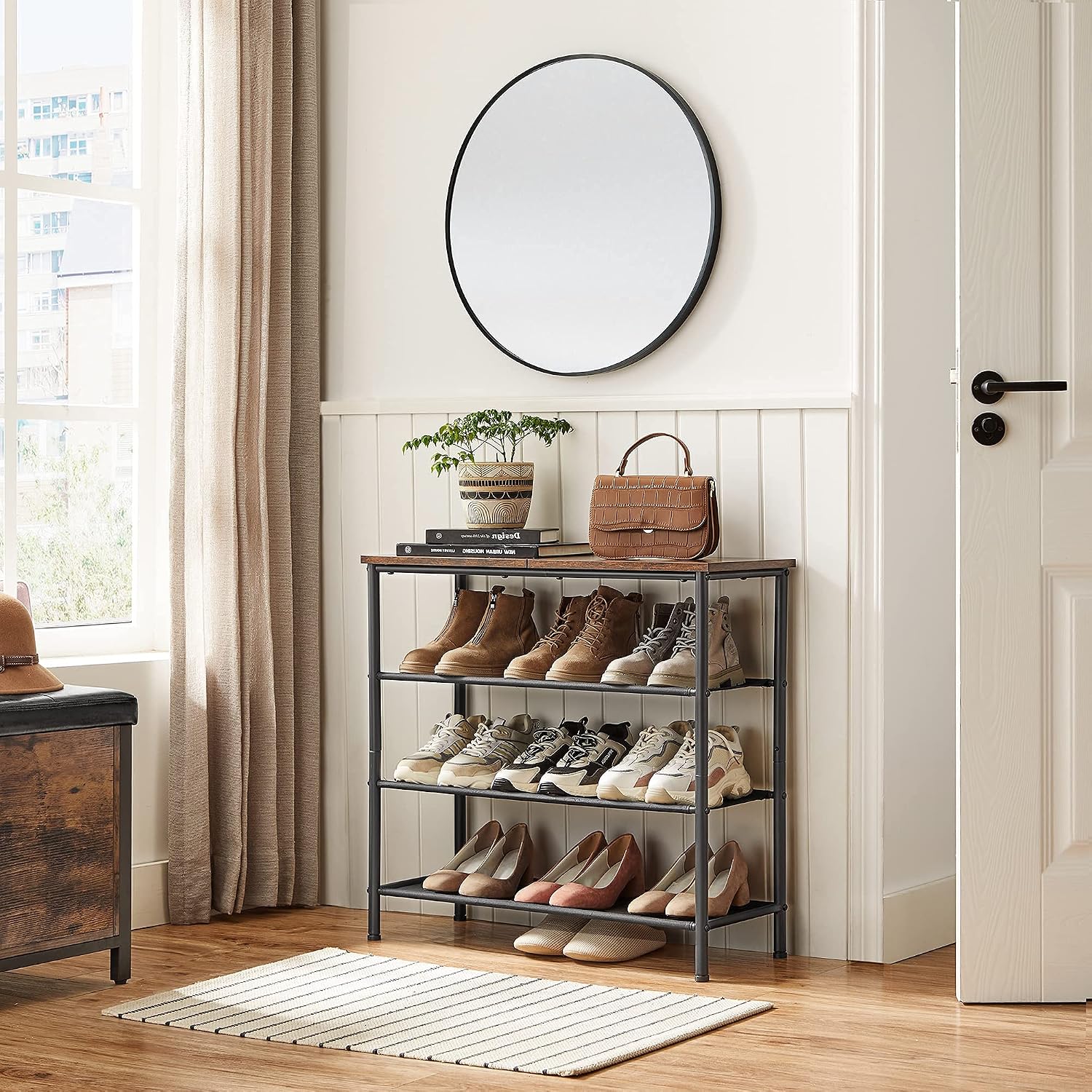 Rustic Brown Tier Shoe - Hình 2