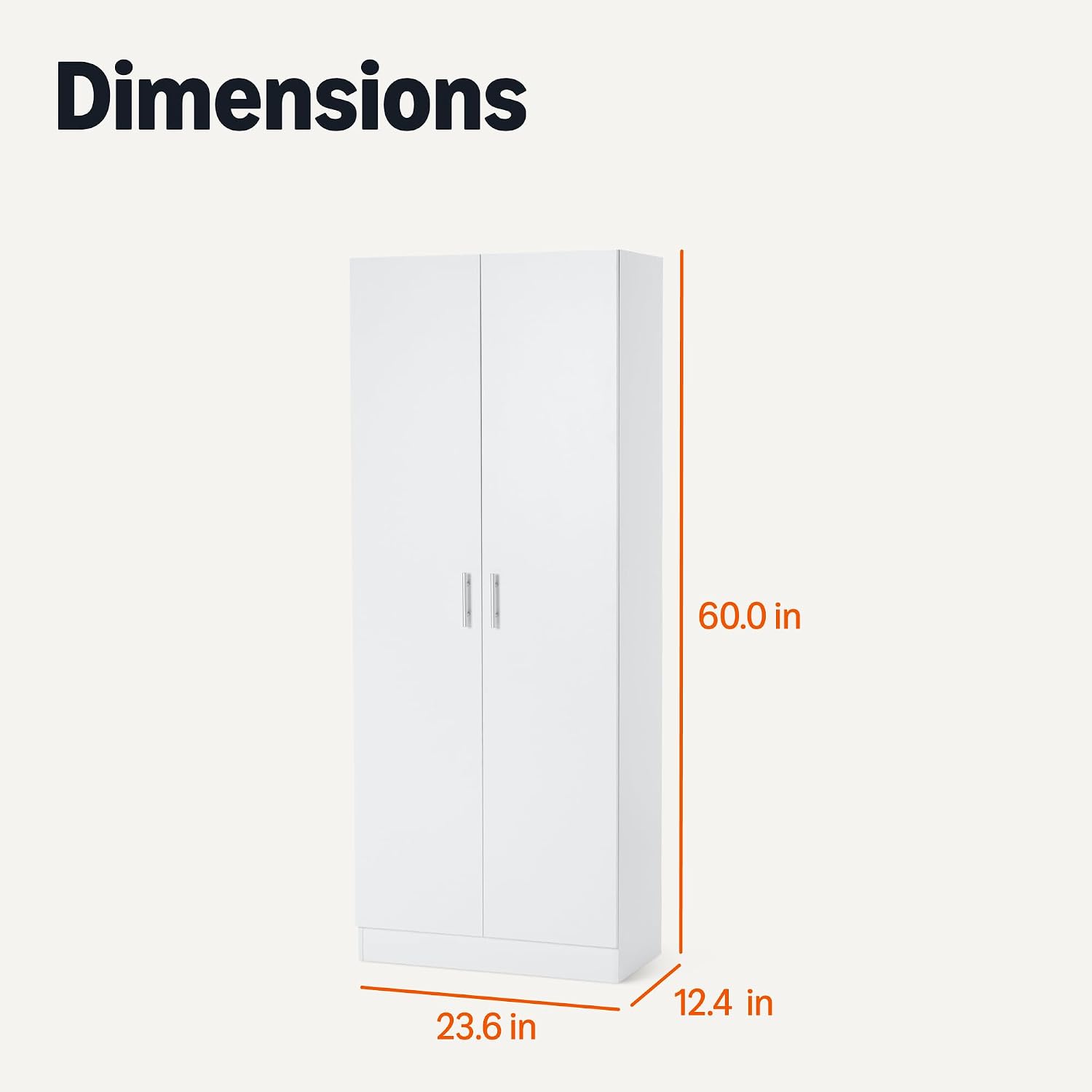 White Storage Cabinet - Hình 2