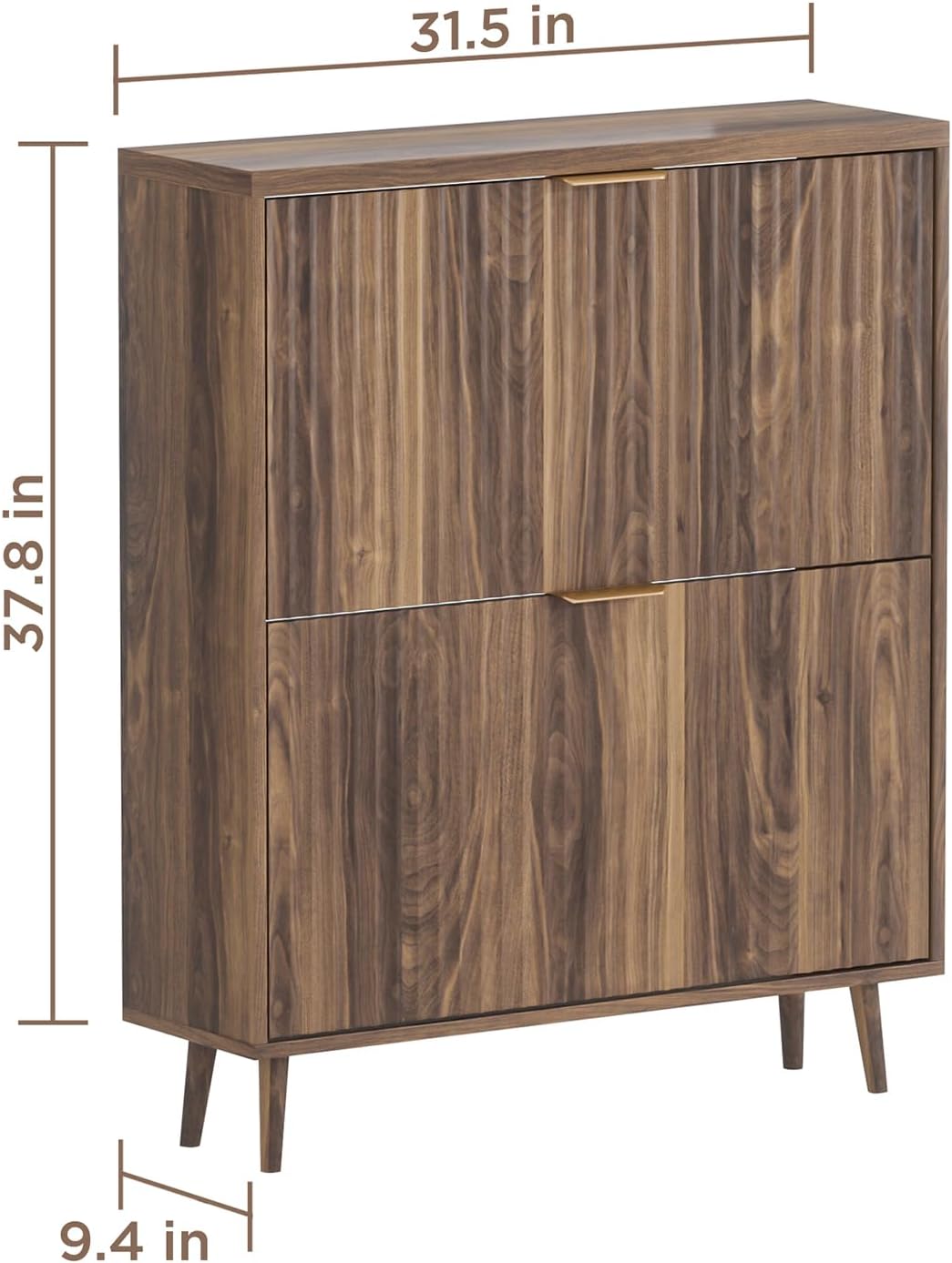 Walnut Freestanding Shoe - Hình 2