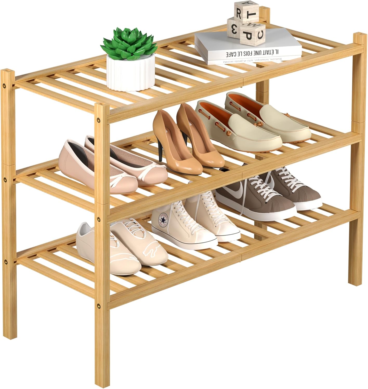 Natural Bamboo Tier