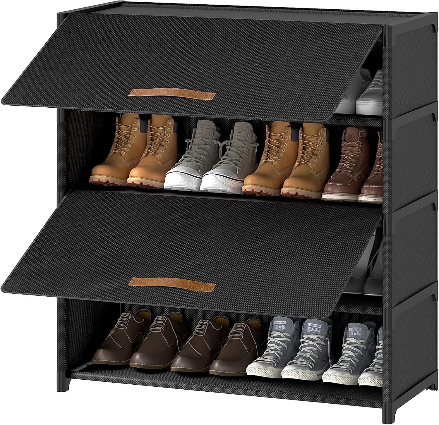 Black Tier Shoe