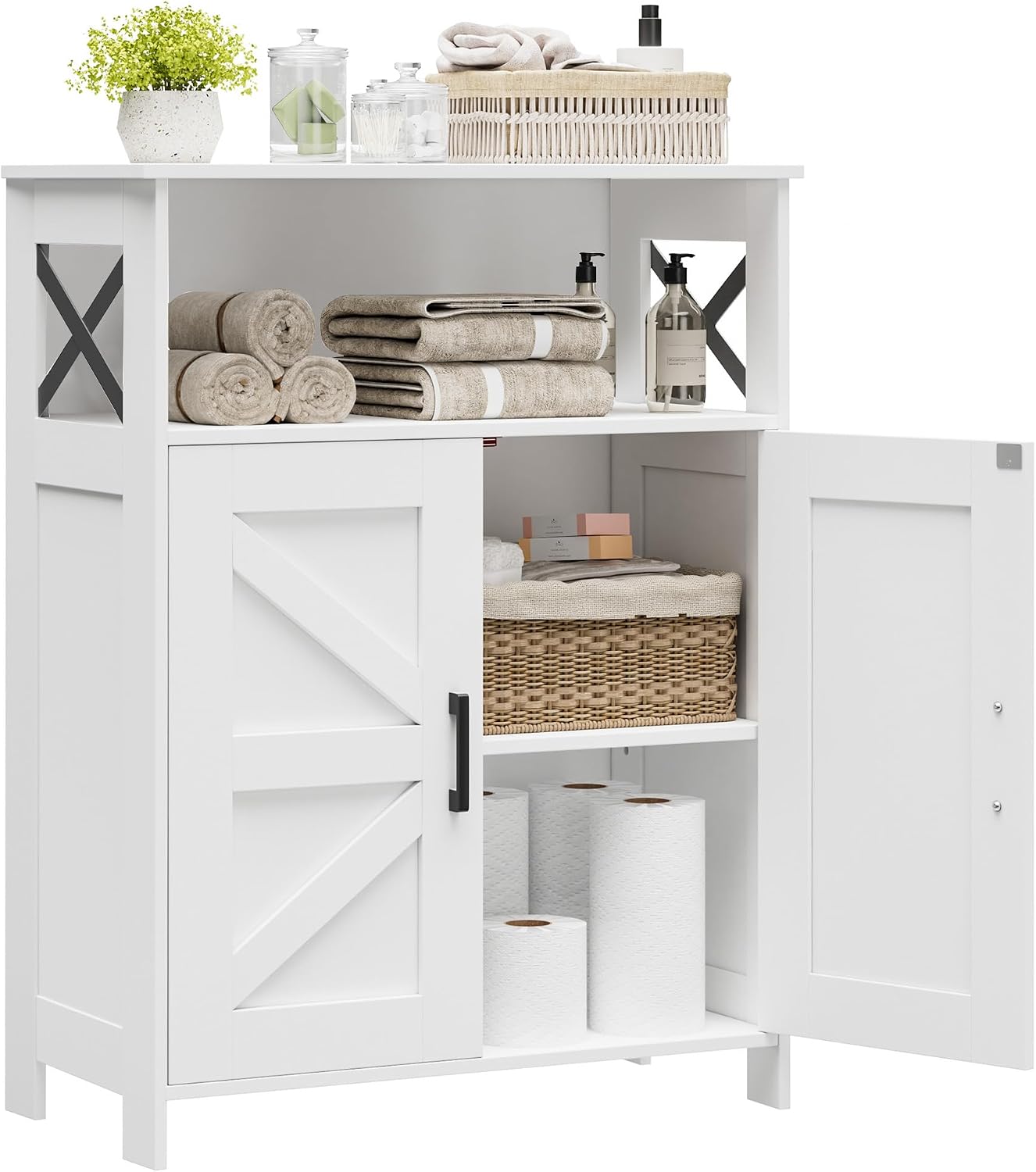 White Farmhouse Bathroom
